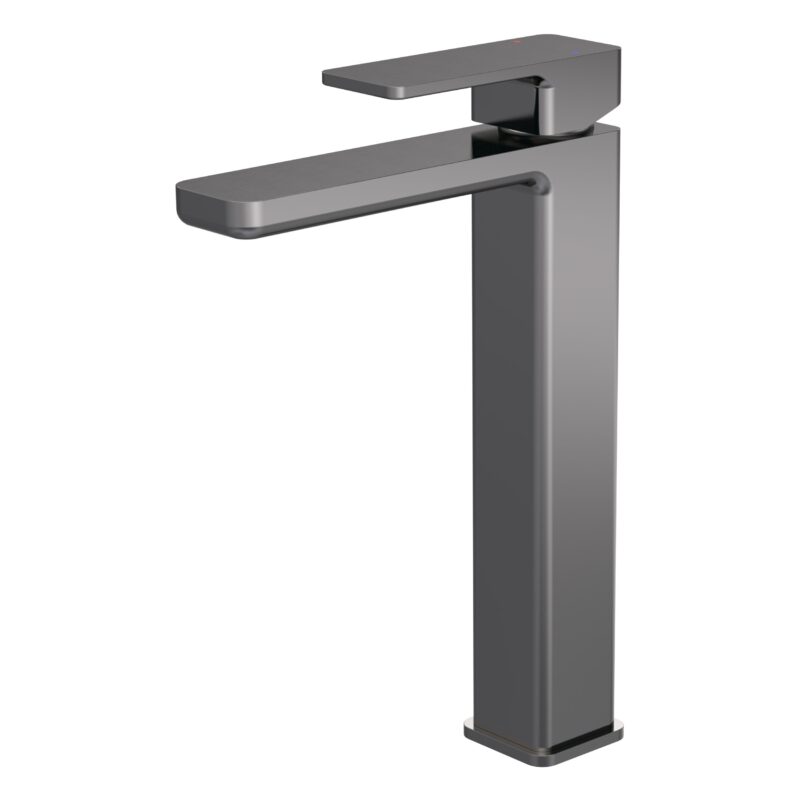 Nuie Windon Brushed Pewter High Rise Mono Basin Mixer Nuie Windon Brushed Pewter High Rise Mono Basin Mixer
