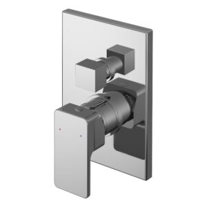 Nuie Windon Chrome Single Lever Manual Shower Valve with Diverter