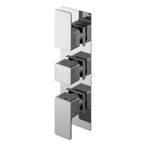 Nuie Windon Chrome Triple Thermostatic Shower Valve