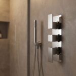 Nuie Windon Chrome Triple Thermostatic Shower Valve