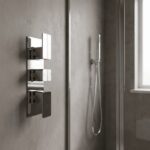 Nuie Windon Chrome Triple Thermostatic Shower Valve with Diverter