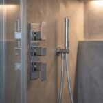 Nuie Windon Chrome Triple Thermostatic Shower Valve with Diverter