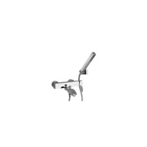 Paini Lady Single Lever Wall Bath Shower Mixer with Adjustable Kit Chrome