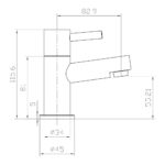 Parkbrook Phi Pair of Basin Taps Chrome