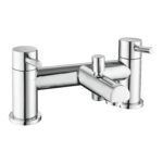 Parkbrook Phi Bath Shower Mixer with Shower Handset Chrome