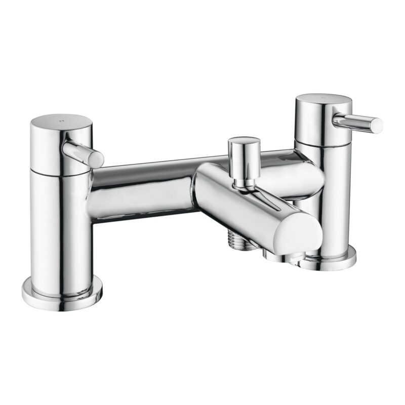 Parkbrook Phi Bath Shower Mixer with Shower Handset Chrome