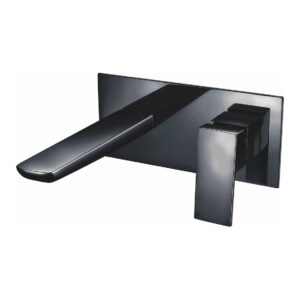Parkbrook Chi Wall Mounted Bath Filler Black