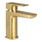 Parkbrook Chi Mini Mono Basin Mixer & Waste Brushed Brass