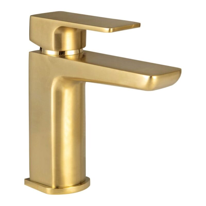 Parkbrook Chi Mini Mono Basin Mixer & Waste Brushed Brass Parkbrook Chi Mini Mono Basin Mixer & Waste Brushed Brass