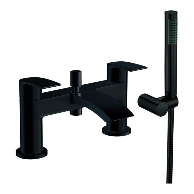 Parkbrook Psi Bath Shower Mixer with Handheld Shower Black Parkbrook Psi Bath Shower Mixer with Handheld Shower Black