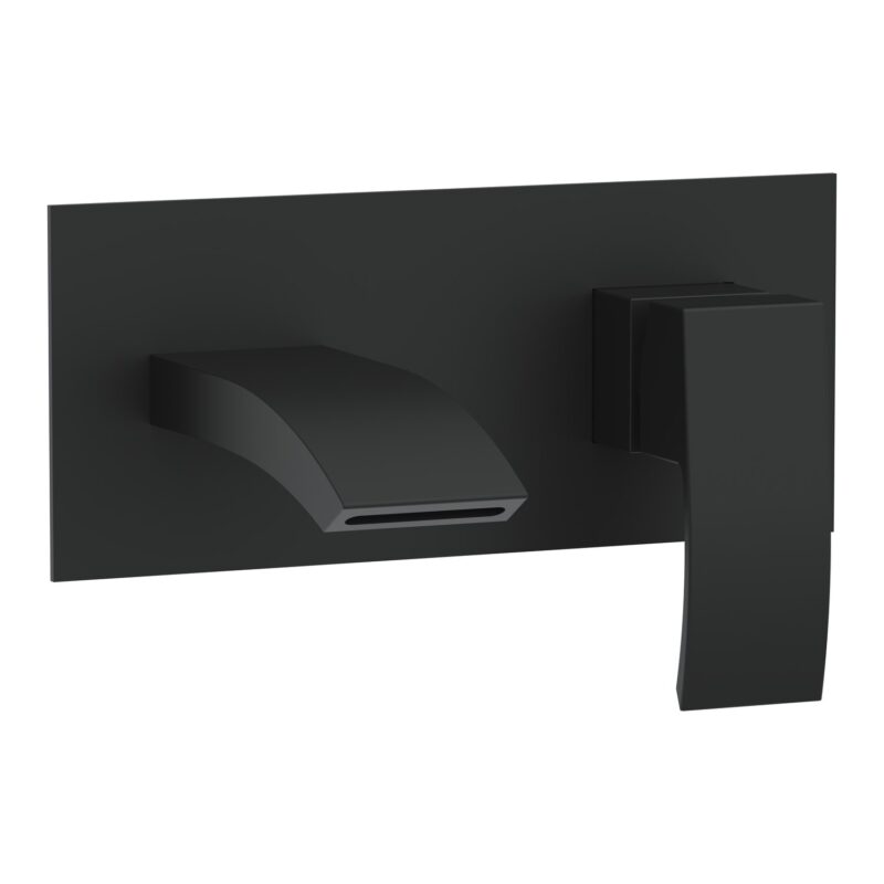 Parkbrook Psi Wall Mounted Bath Filler Black Parkbrook Psi Wall Mounted Bath Filler Black