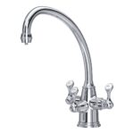 Perrin & Rowe Etruscan Sink Mixer with Filtration Chrome