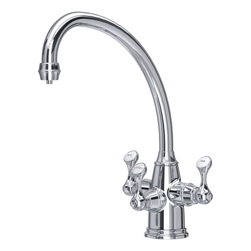 Perrin & Rowe Etruscan Sink Mixer with Filtration Chrome Perrin & Rowe Etruscan Sink Mixer with Filtration Chrome