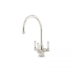 Perrin & Rowe Phoenician Sink Mixer with Filtration Nickel