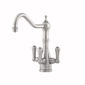 Perrin & Rowe Picardie Sink Mixer with Filtration Nickel