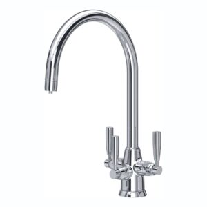 Perrin & Rowe Langbourn Lever Sink Mixer with Filtration Chrome