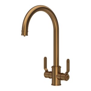 Perrin & Rowe Armstrong Kitchen Sink Mixer & Filter Tap Bronze