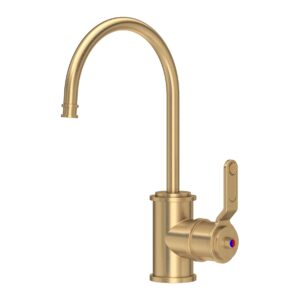 Perrin & Rowe Armstrong Mini Instant Hot Water & Cold Filter Tap Satin Brass