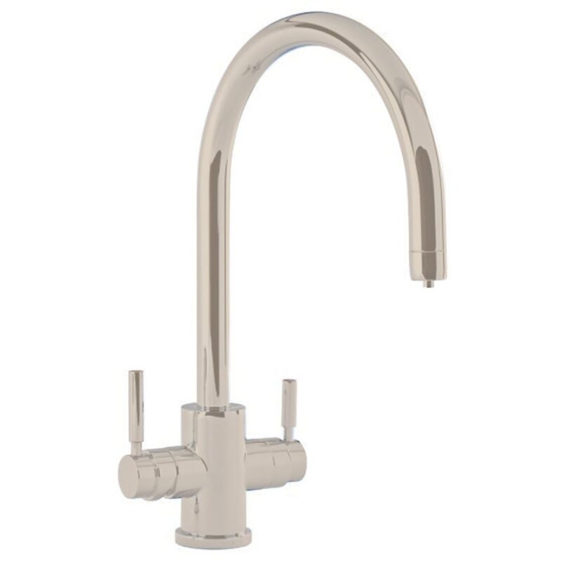 Perrin & Rowe Phoenix 3 In 1 C Spout Kettle Hot Water Tap Nickel Perrin & Rowe Phoenix 3 In 1 C Spout Kettle Hot Water Tap Nickel
