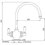 Perrin & Rowe Polaris 3 In 1 Instant Hot Tap Nickel