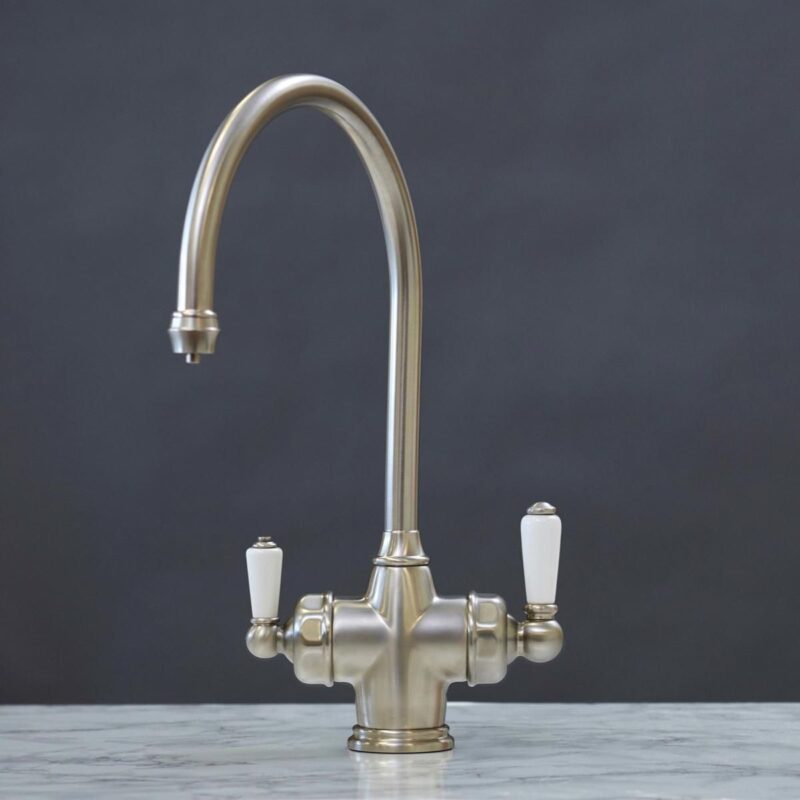 Perrin & Rowe Phoenician 3 In 1 Instant Hot Water Tap Pewter