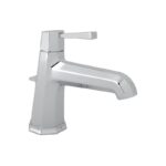 Perrin & Rowe Deco Monobloc Single Lever Basin Mixer Pewter