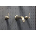 Perrin & Rowe Deco Wall Mounted Basin Mixer, Lever