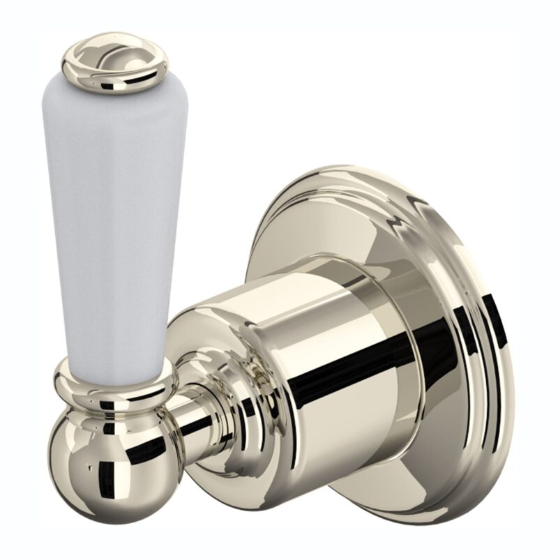 Perrin & Rowe Traditional 3/4" Wall Valve, Lever, Nickel Perrin & Rowe Traditional 3/4" Wall Valve, Lever, Nickel