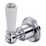 Perrin & Rowe Traditional Single 1/2" Wall Valve with Lever Handle