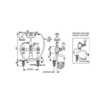 Perrin & Rowe Traditional Bath Shower Mixer & Pillar Unions, Lever