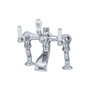 Perrin & Rowe Traditional Bath Shower Mixer & Pillar Unions, Lever