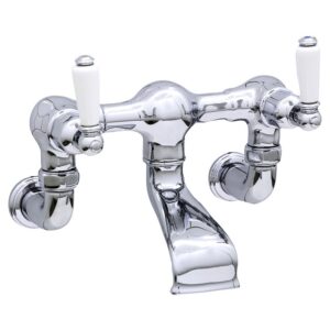 Perrin & Rowe Bath Filler Lever Handles & Wall Unions Gold