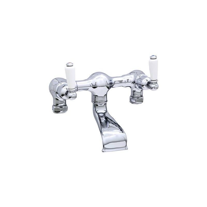 Perrin & Rowe Traditional Bath Filler without Unions, Lever