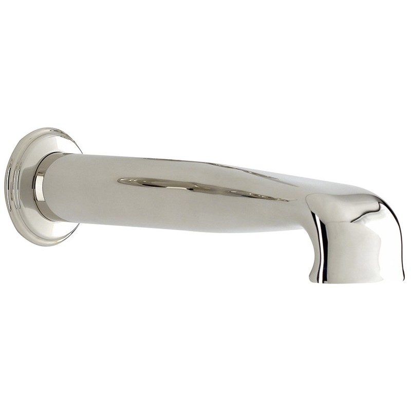 Perrin & Rowe Wall Mounted Low Profile Spout Pewter
