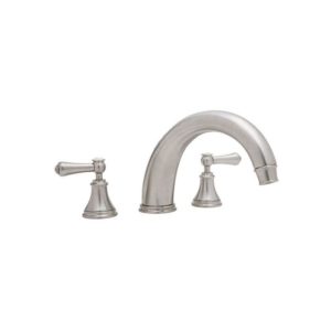 Perrin & Rowe Georgian 3 Hole Bath Filler with 10" Spout, Lever