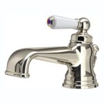 Perrin & Rowe Traditional Single Lever Basin Mixer Nickel