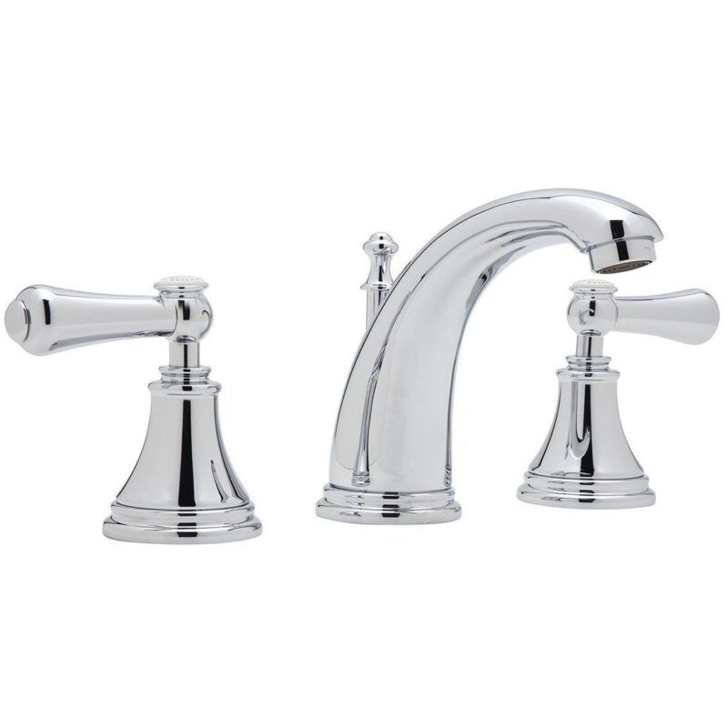 Perrin & Rowe Georgian Lever 3 Hole High Spout Basin Mixer Nickel Perrin & Rowe Georgian Lever 3 Hole High Spout Basin Mixer Nickel