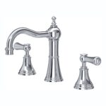 Perrin & Rowe Georgian 3 Hole Country Spout Basin Mixer, Lever