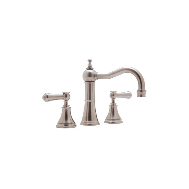 Perrin & Rowe Georgian 3 Hole Country Spout Basin Mixer, Lever