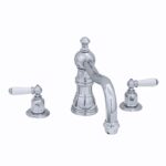 Perrin & Rowe 3 Hole Lever Bath Mixer Country Spout Gold