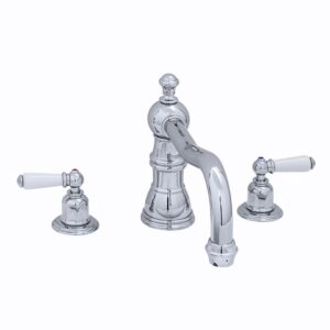 Perrin & Rowe 3 Hole Lever Bath Mixer Country Spout Gold