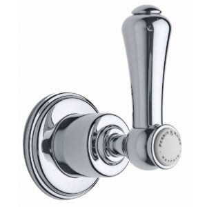 Perrin & Rowe Georgian Lever 3/4" Concealed Wall Valve Pewter