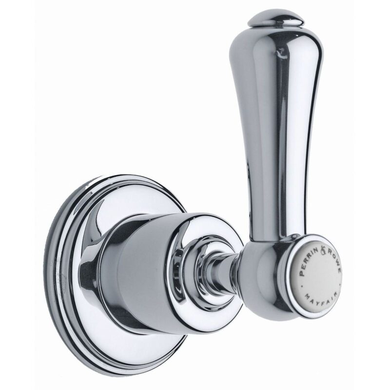 Perrin & Rowe Georgian Lever 3/4" Concealed Wall Valve Pewter
