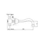 Perrin & Rowe Traditional Country Basin Spout