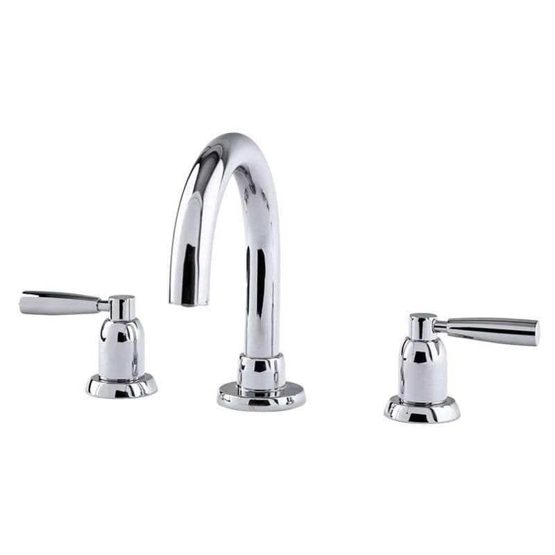 Perrin & Rowe Contemporary 3 Hole Basin Mixer with Lever Handles