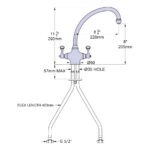 Perrin & Rowe Etruscan Monobloc Sink Mixer Gold
