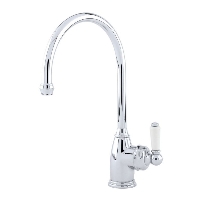 Perrin & Rowe Parthian Single Lever Sink Mixer, Pewter