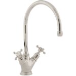 Perrin & Rowe Minoan Mono Sink Mixer Tap Nickel