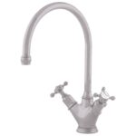 Perrin & Rowe Minoan Mono Sink Mixer Tap Pewter
