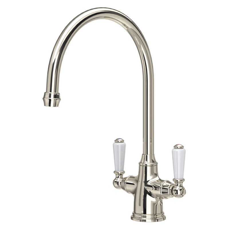 Perrin & Rowe Phoenician Sink Mixer with Lever Handles Nickel